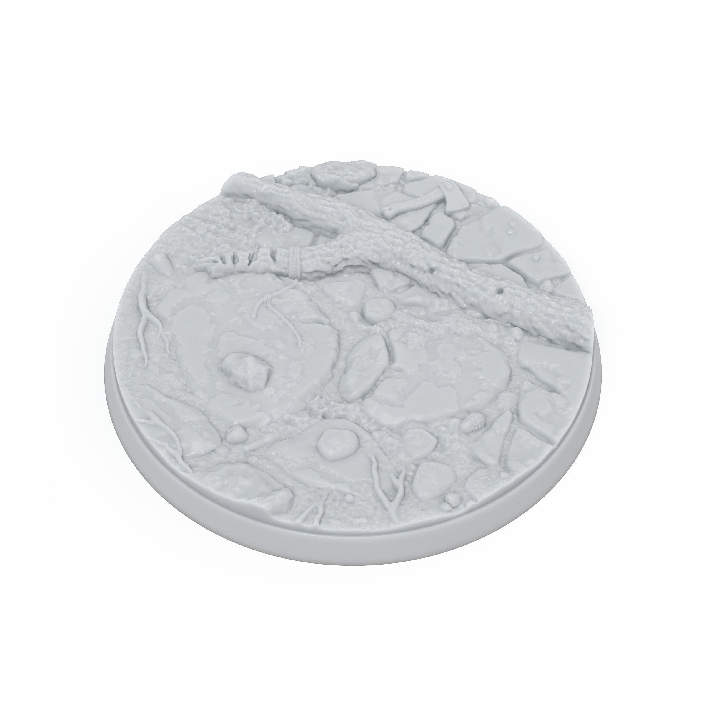 Modiphius Fallout Factions Basette sceniche 50mm Wasteland 5 pezzi
