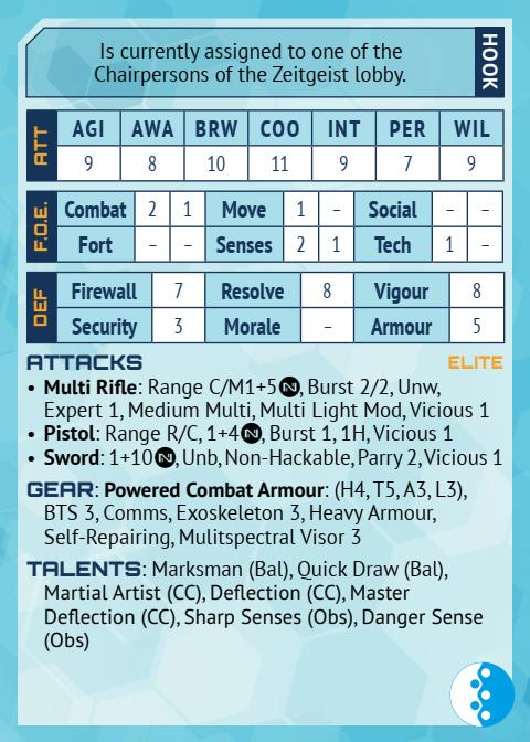 Modiphius Infinity Adversary Mazzo 54 Carte Gdr PNG Master