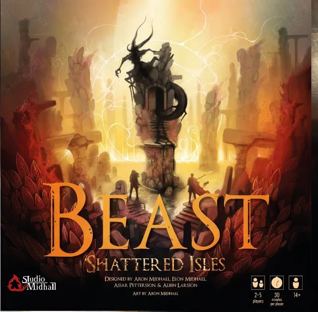 Beast Shattered Isles espansione gioco da tavolo 5 giocatori