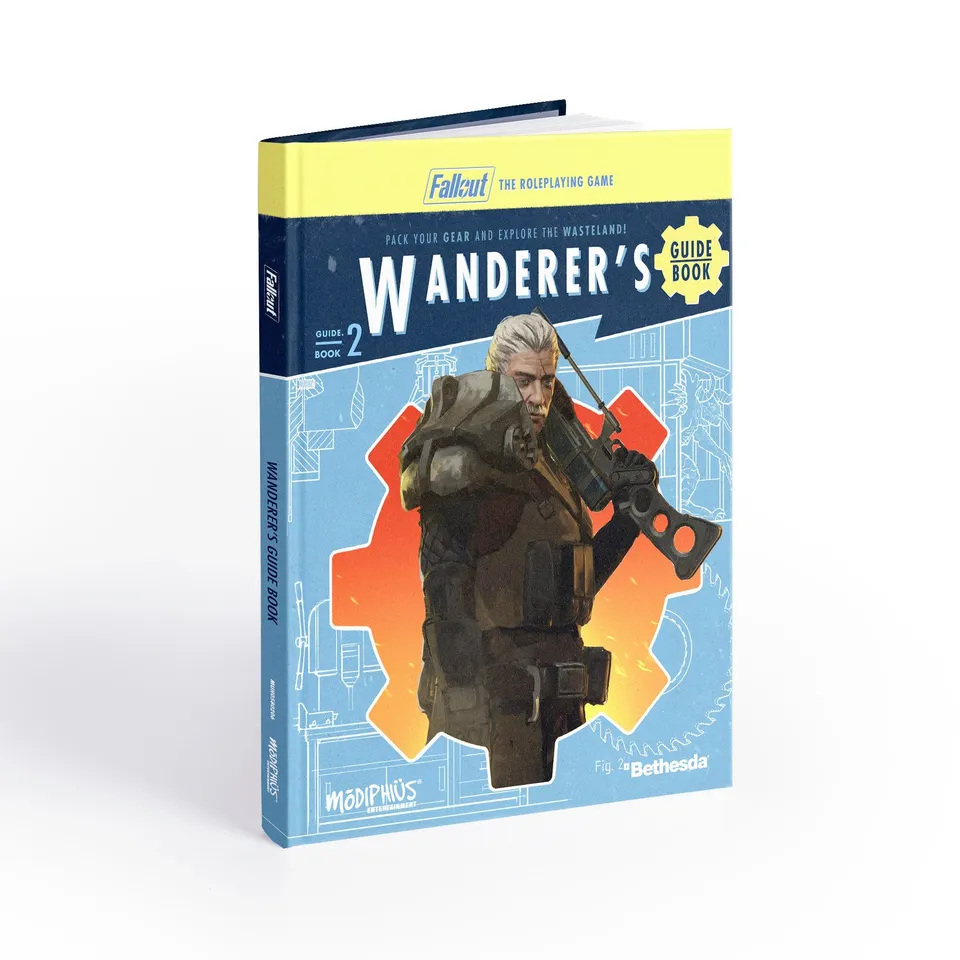 Modiphius Fallout GDR Wanderer's Guide Book manuale 236 pagine