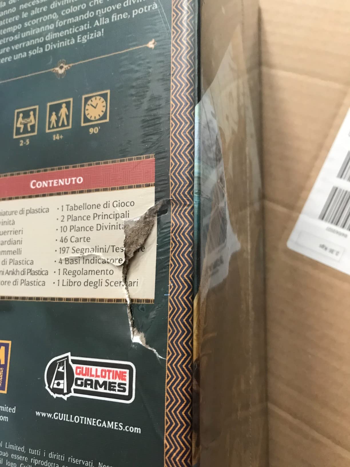 Asmodee Ankh Divinità Egizie Gioco Strategia 2-5 Giocatori