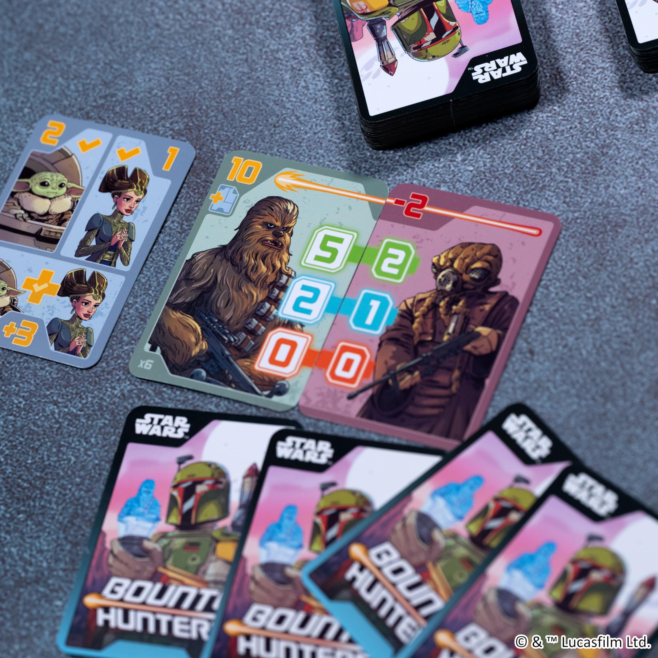 Asmodee Star Wars Bounty Hunters gioco carte 2-6 giocatori