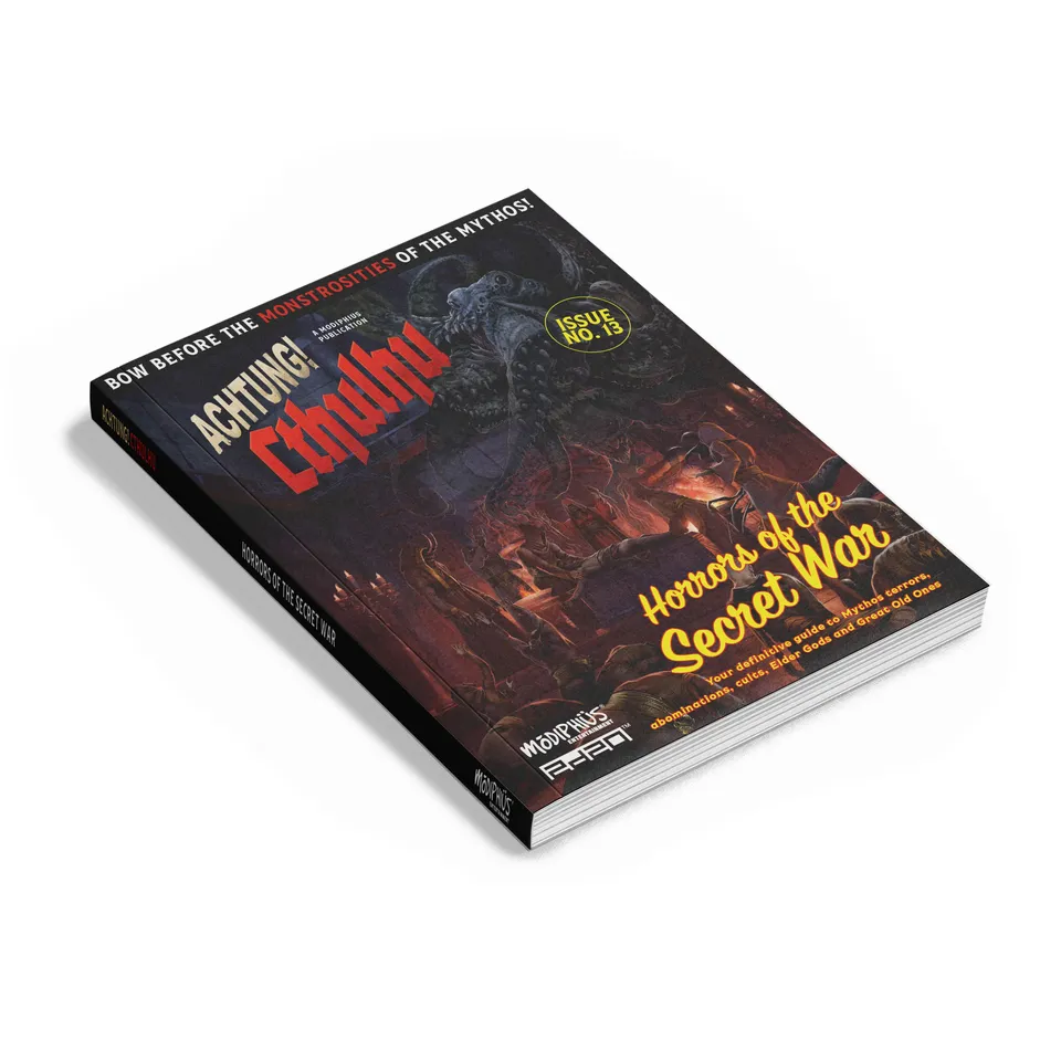 Modiphius Achtung! Cthulhu Horrors Secret War Libro 2d20 GDR
