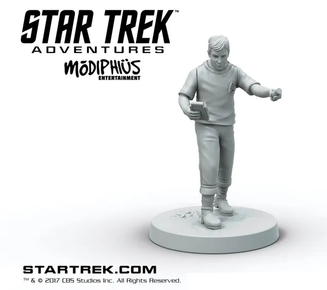 Modiphius Star Trek TOS McCoy miniatura STL 32mm stampa 3D