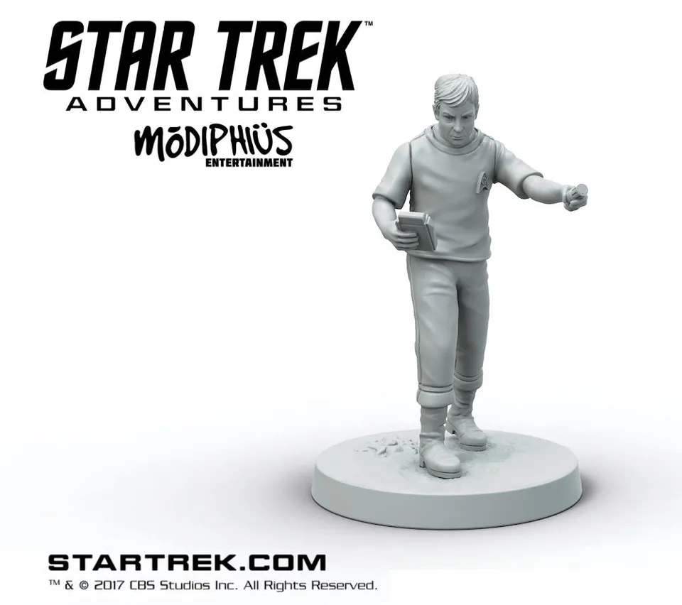 Modiphius Star Trek TOS McCoy miniatura STL 32mm stampa 3D
