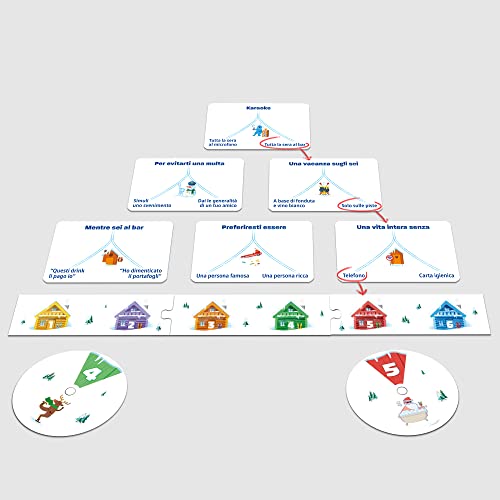 Asmodee Left Right Dilemma gioco da tavolo per adulti 18+ 3-6