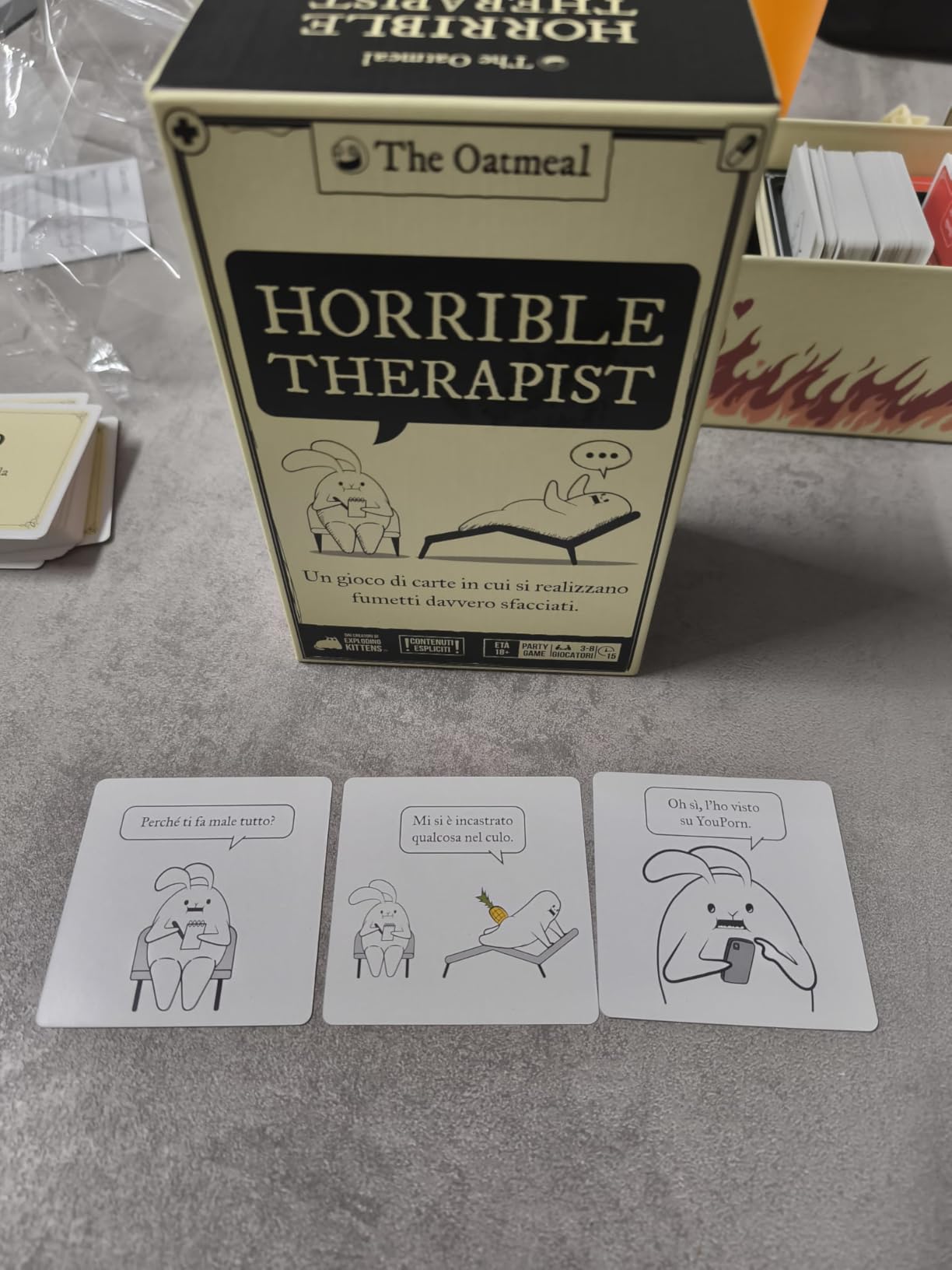 Asmodee Party Games Horrible Therapist gioco carte adulti 18+