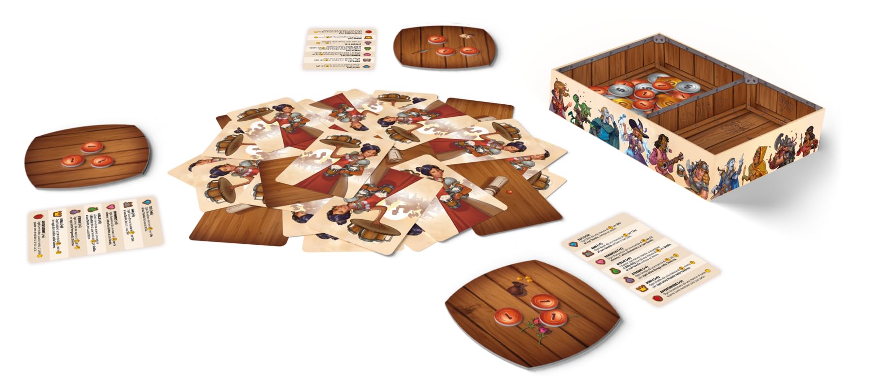 Asmodee Little Tavern gioco da tavolo italiano 3-5 giocatori