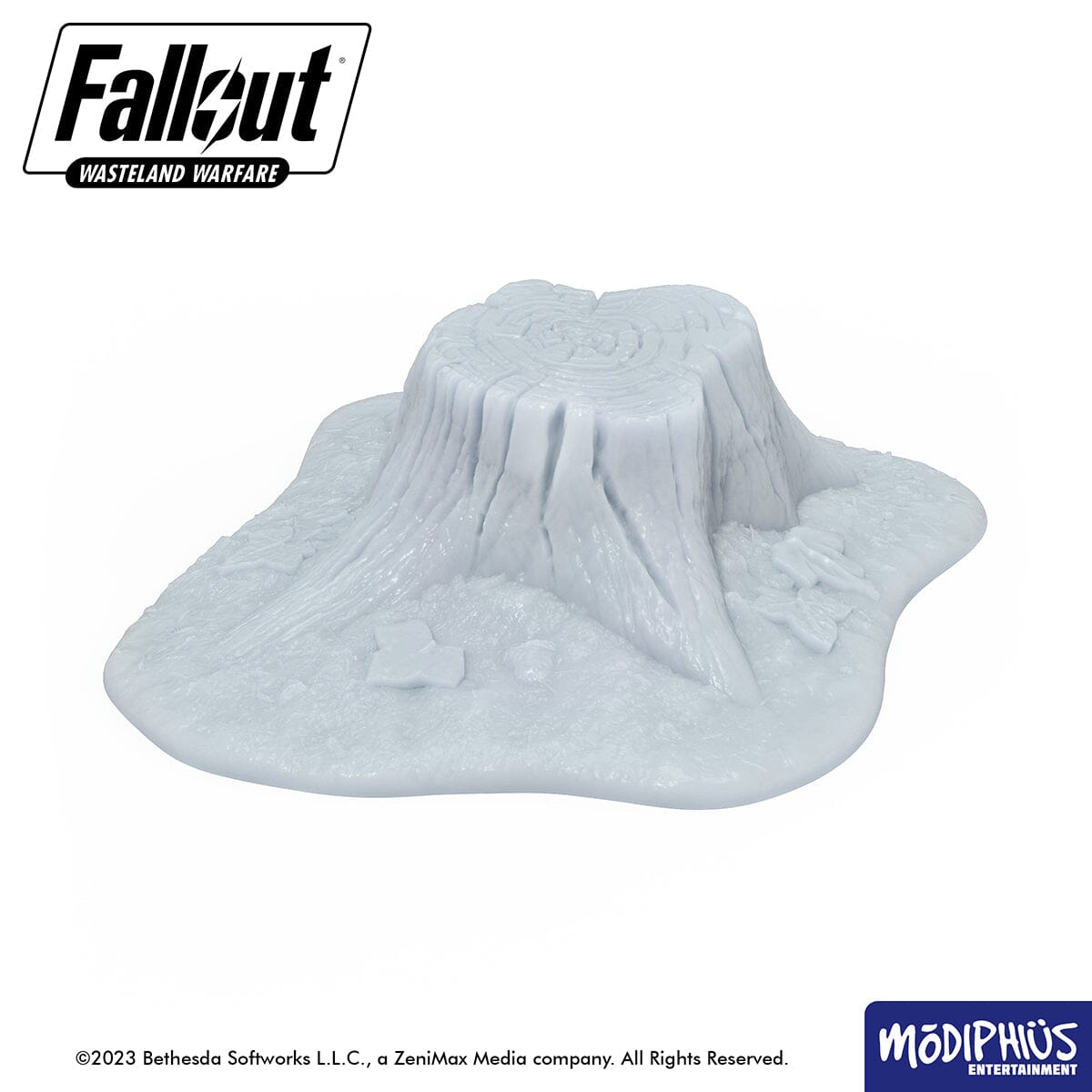 Modiphius Fallout Wasteland Warfare Basing Greebles Tronchi STL