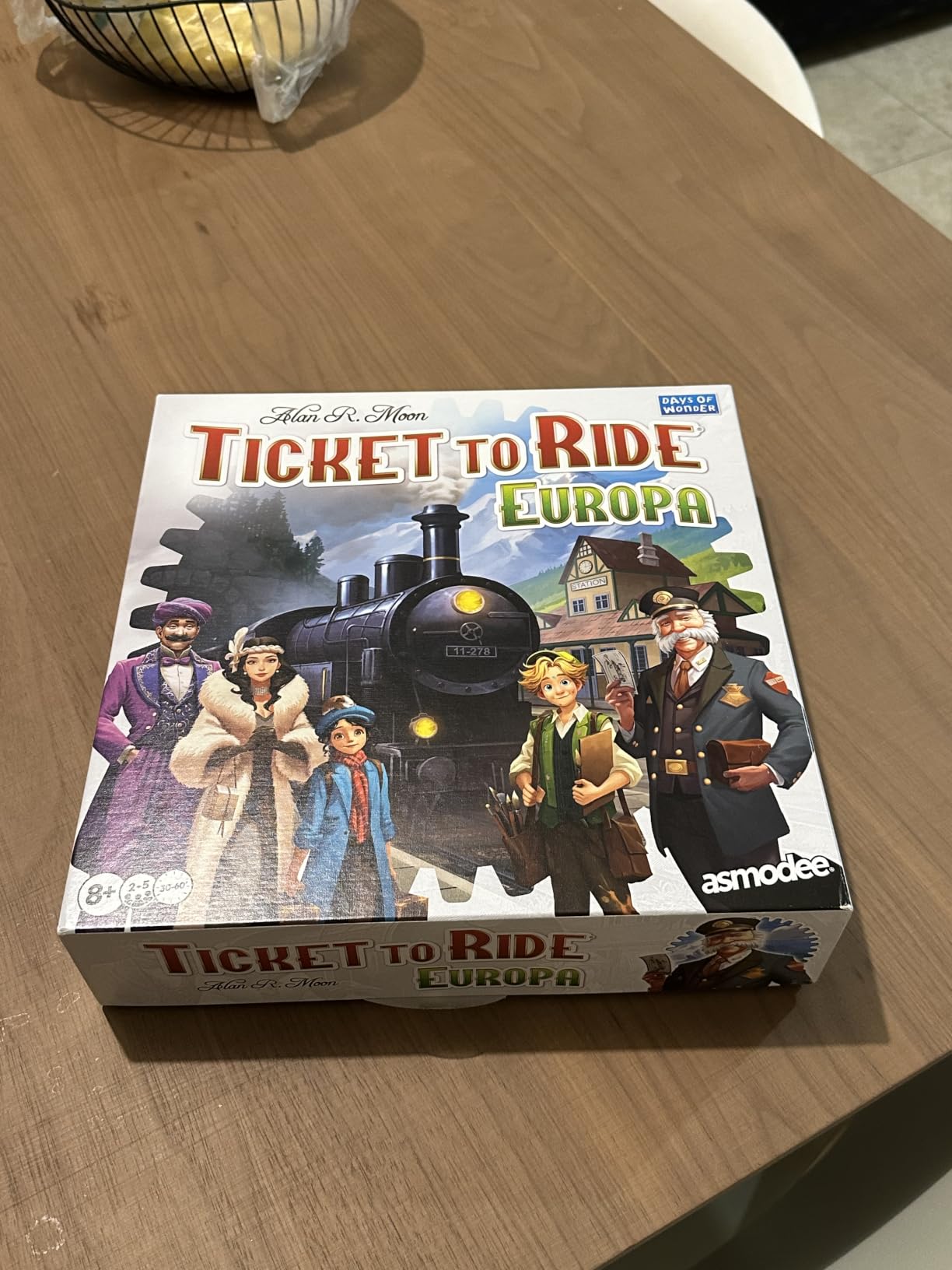 Asmodee Ticket to Ride Europa Nuova Gioco da Tavolo 2-5 Giocatori
