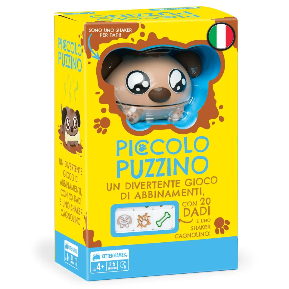 Asmodee Piccolo Puzzino gioco da tavolo bambini con dadi 4+ anni
