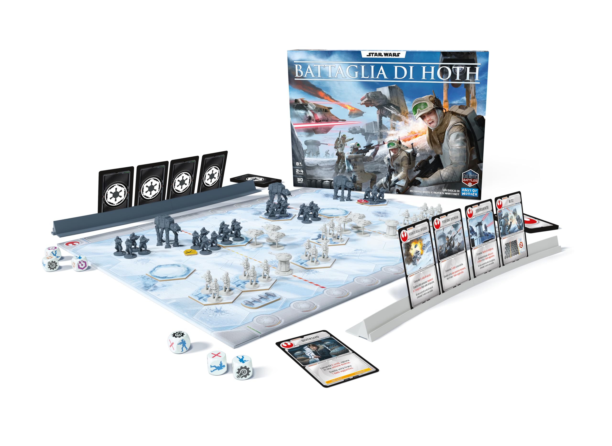 Asmodee Star Wars Battaglia di Hoth gioco strategia edizione italiana