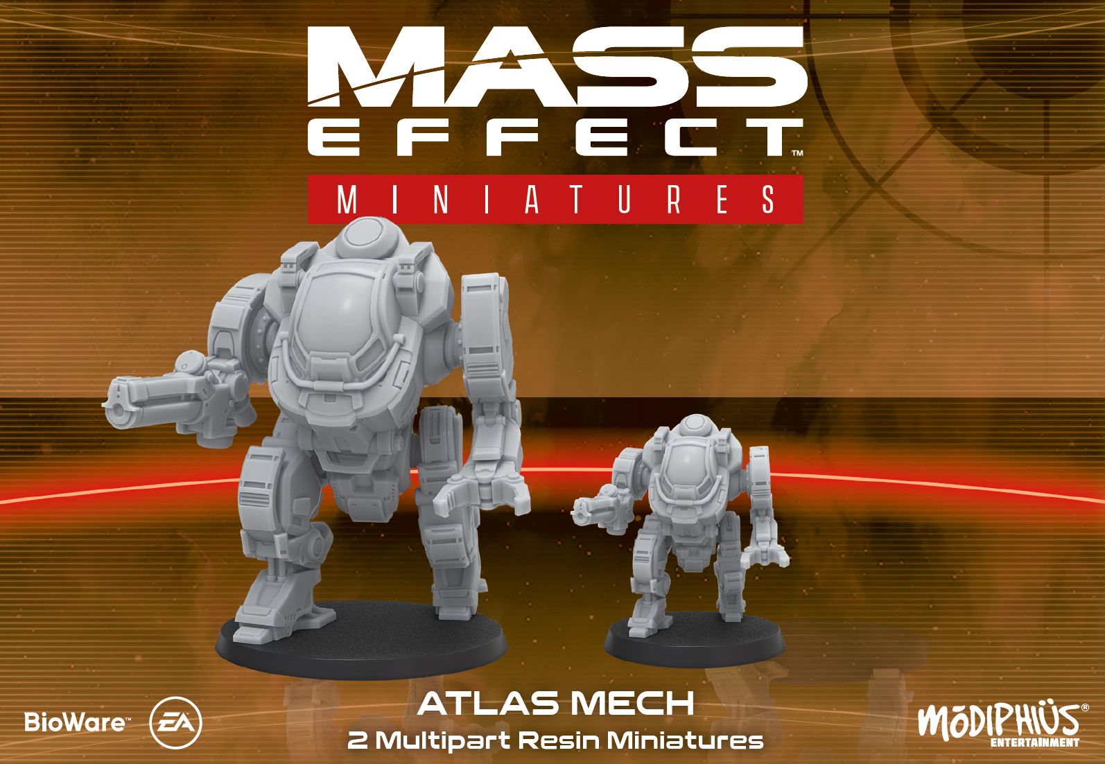 Modiphius Mass Effect ATLAS Mech miniature resina board game