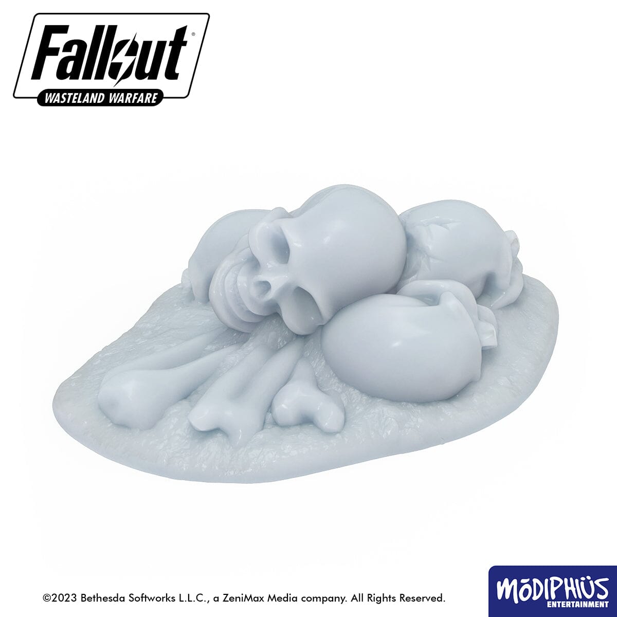 Modiphius Fallout Wasteland Warfare Skulls & Bones greebles STL