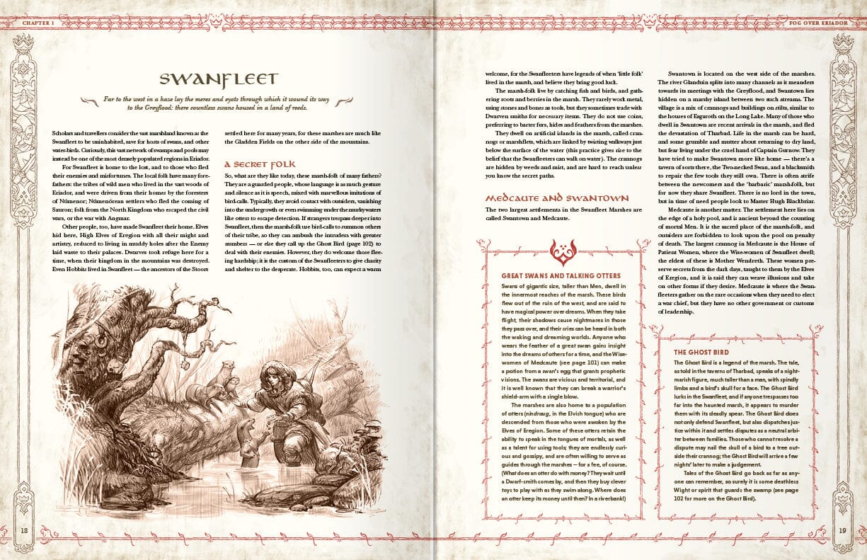 Modiphius The One Ring Ruins of Eriador manuale gioco ruolo
