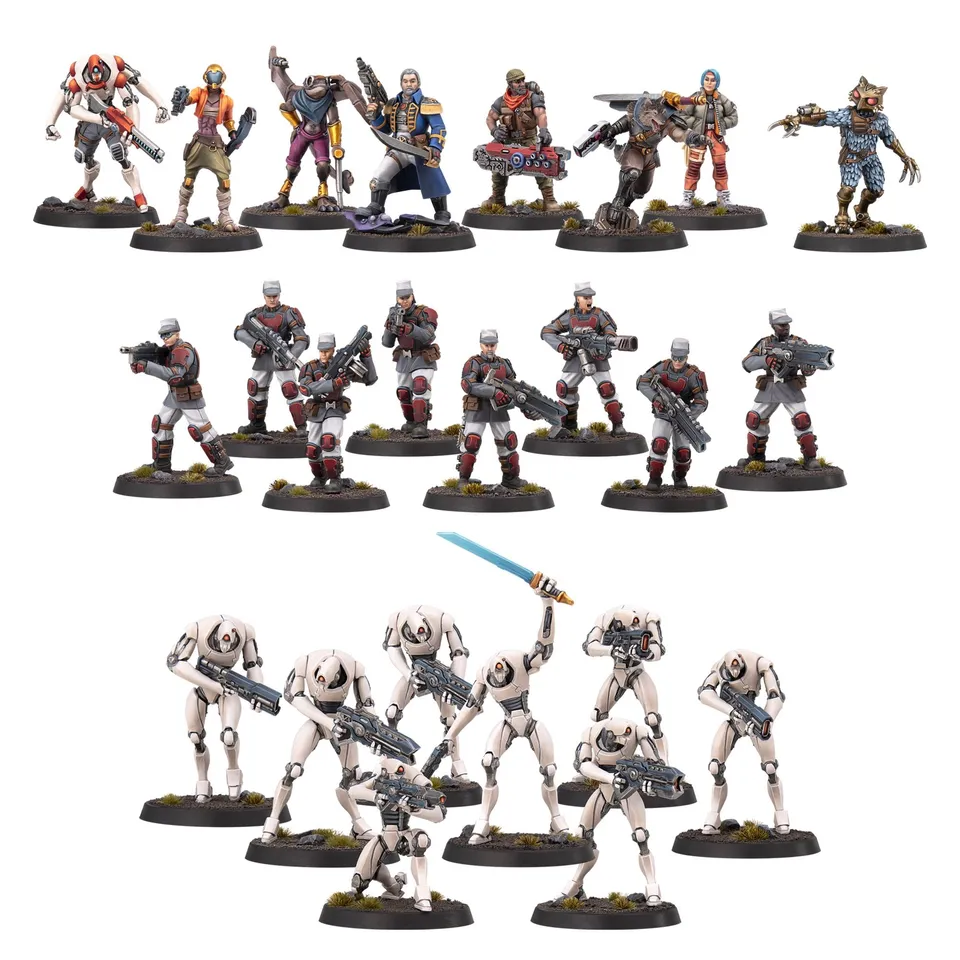 Modiphius Five Parsecs Bundle miniature 32mm Crew Owlman
