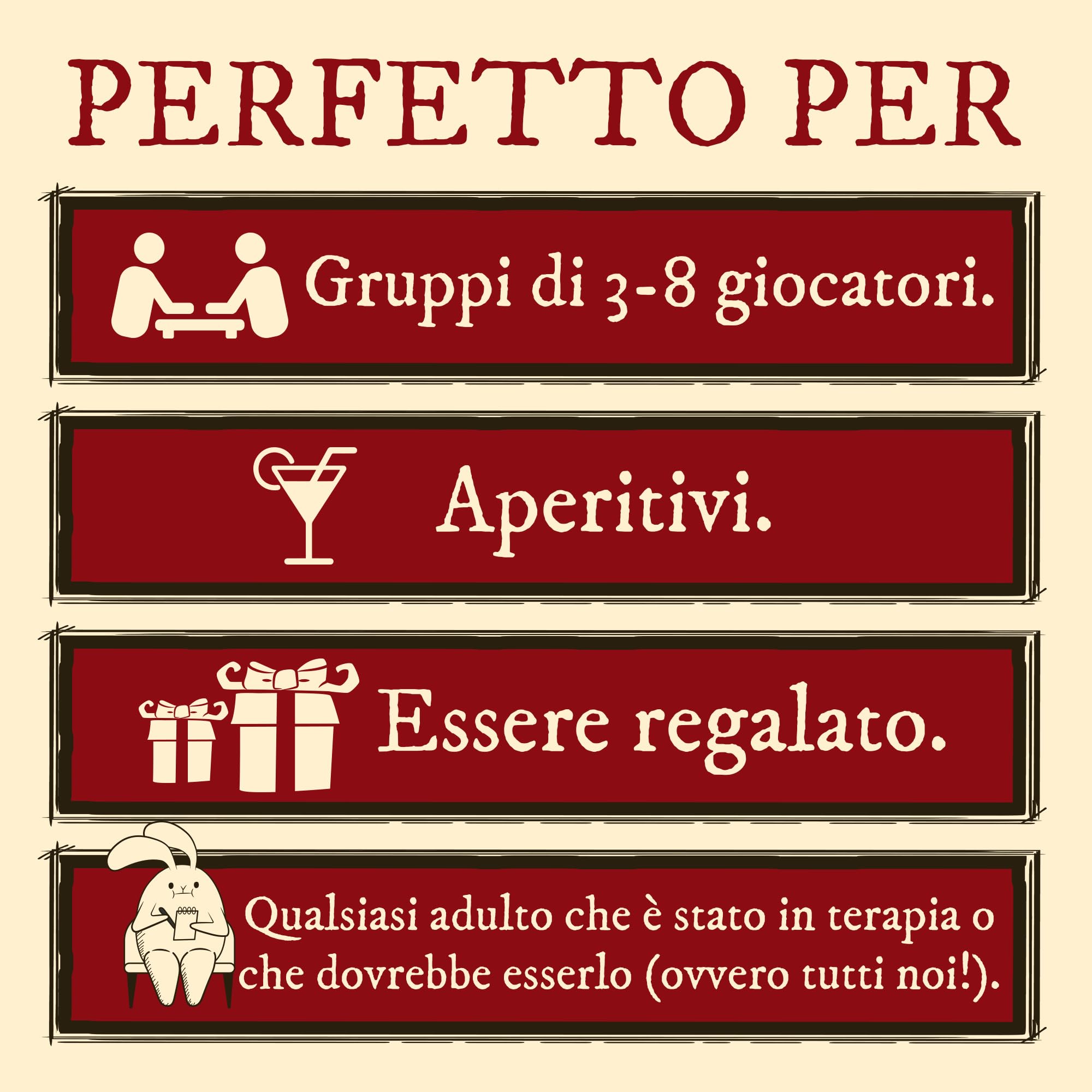 Asmodee Party Games Horrible Therapist gioco carte adulti 18+