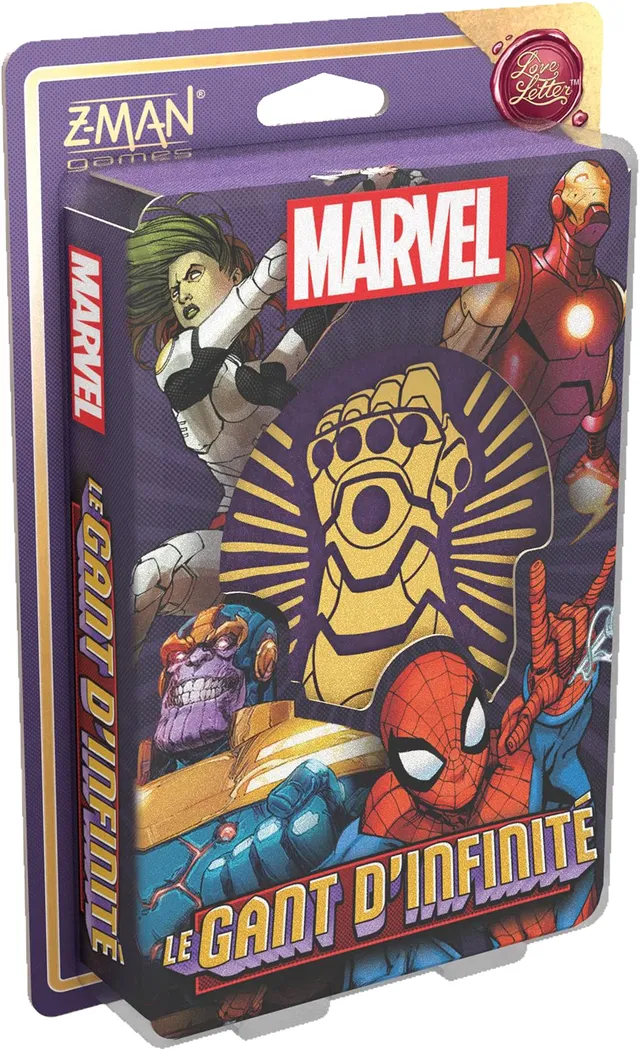 Asmodee Love Letter Marvel Guanto Infinito gioco di carte 2-6 giocatori