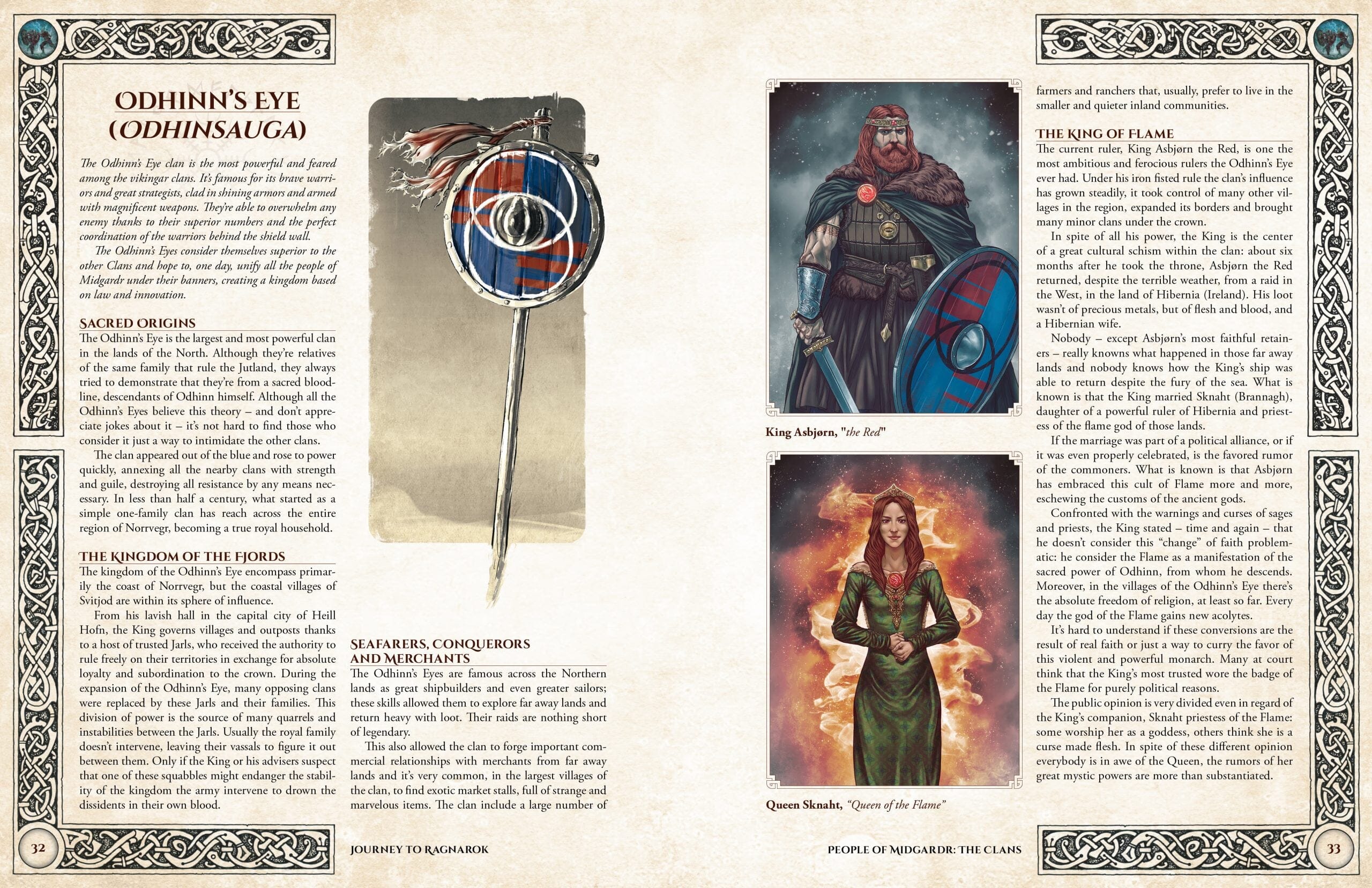 Journey to Ragnarok Corebook Deluxe Libro Gdr 5E Mitologia Norrena