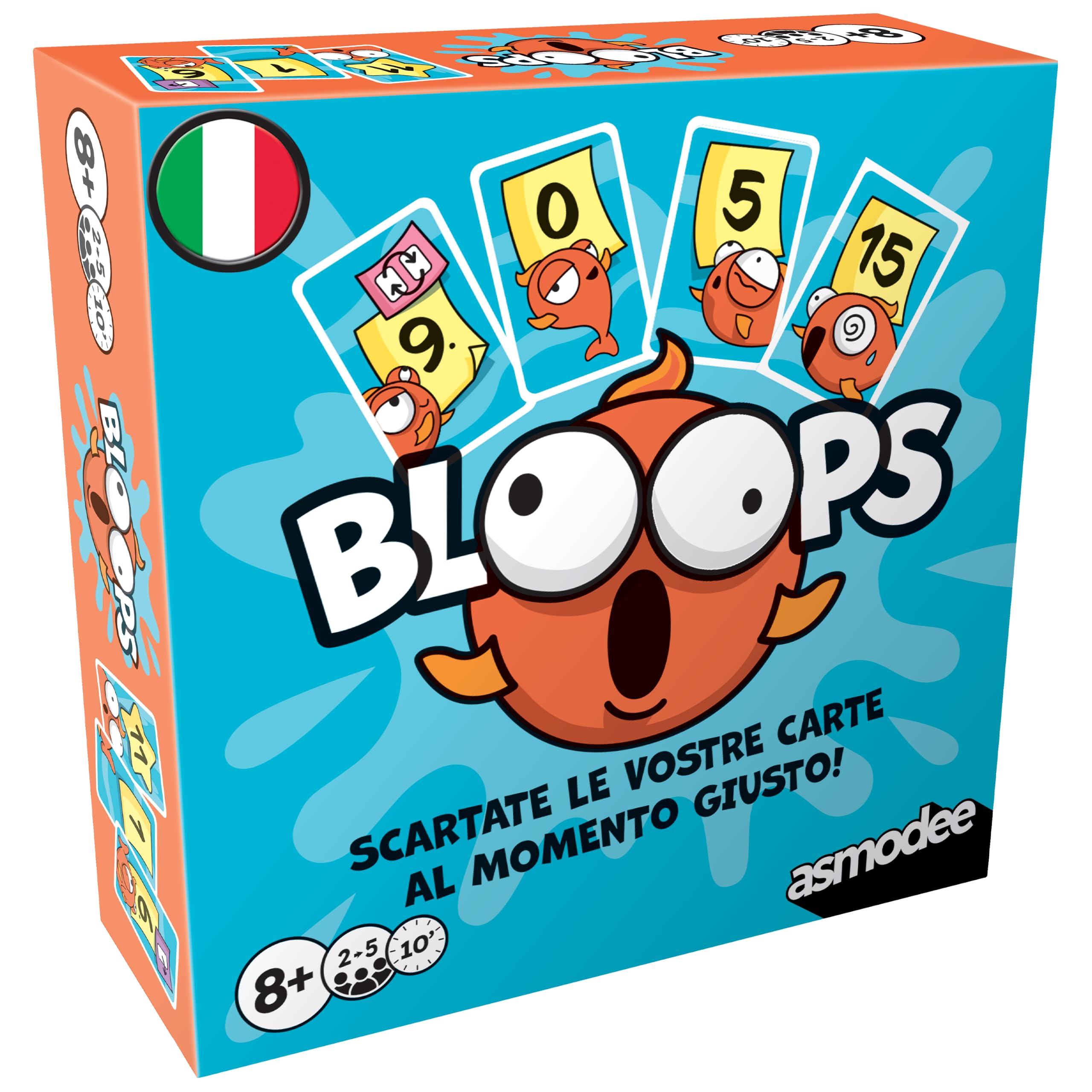 Asmodee Bloops Gioco di Carte Memoria 8+ anni Italiano