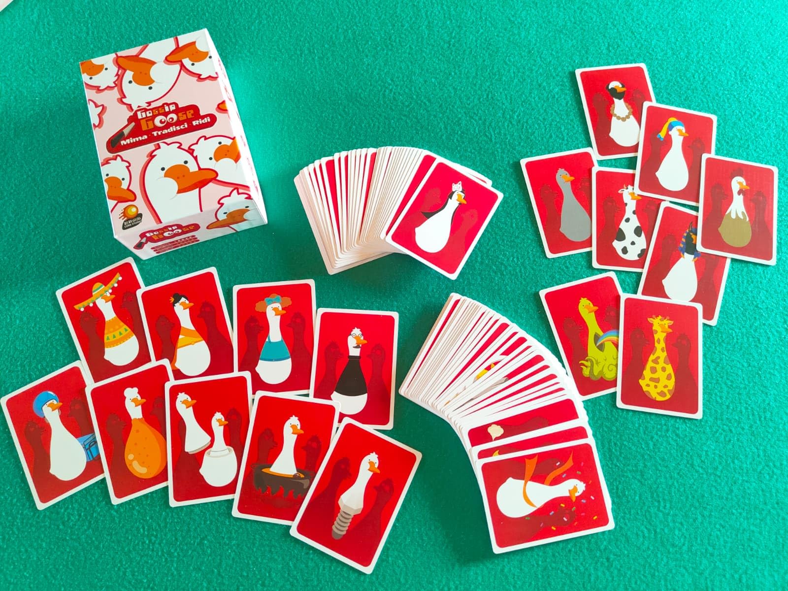Asmodee Gossip Goose carte da gioco bluff 5-9 giocatori
