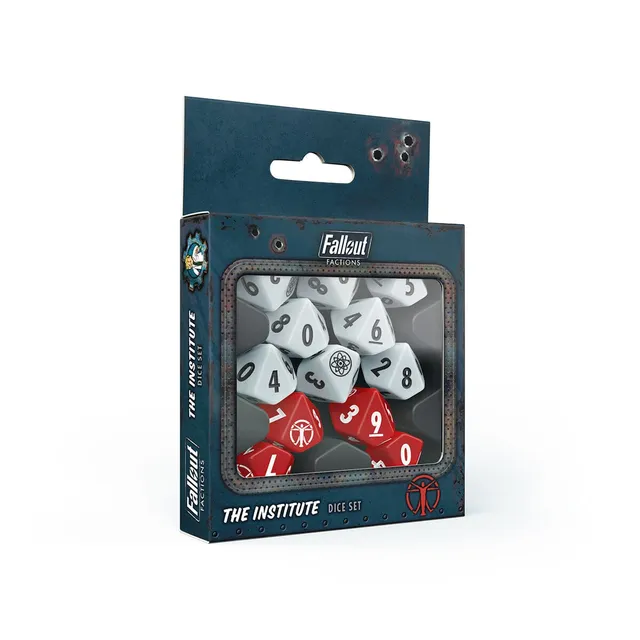 Modiphius Fallout Factions Set Dadi The Institute 12 dadi d10