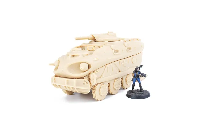 Fallout: Wasteland Warfare Pre-war APC File STL Stampa 3D