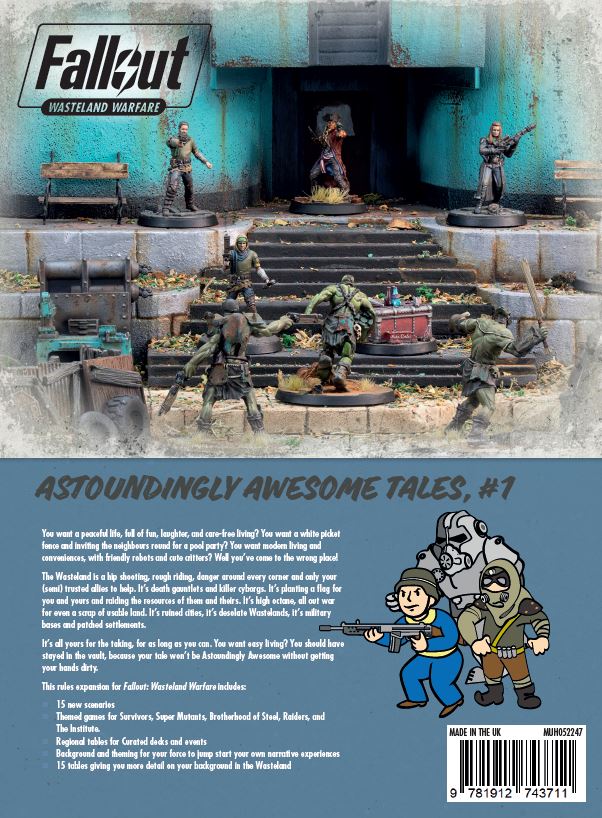 Modiphius Fallout Wasteland Warfare Astoundingly Tales PDF 52 Pagine