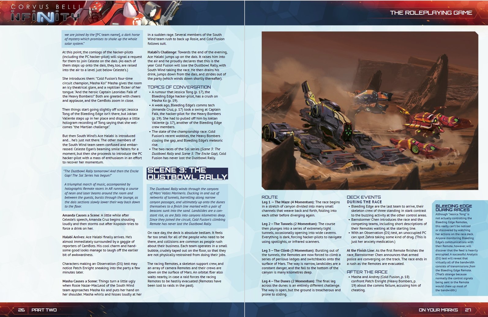Modiphius Infinity Quantronic Heat campagna GDR 3 scenari