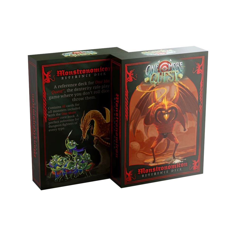 Modiphius One More Quest Monstronomicon mazzo carte 46 pezzi