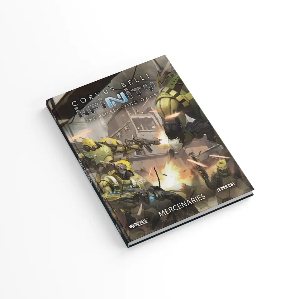 Modiphius Infinity War Market manuale mercenari edizione inglese