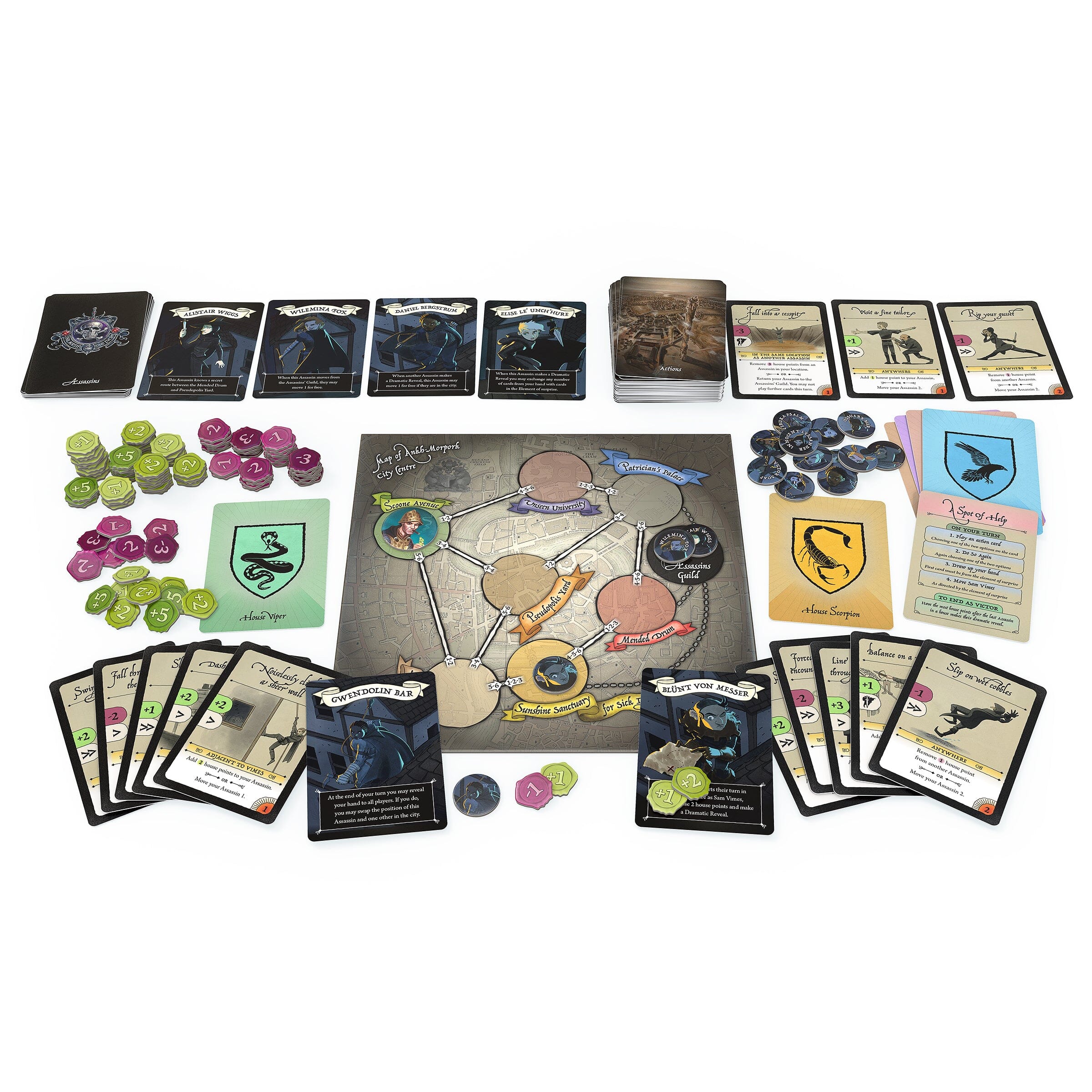 Modiphius Kill Sam Vimes Discworld gioco tavolo 2-6 bundle 14+