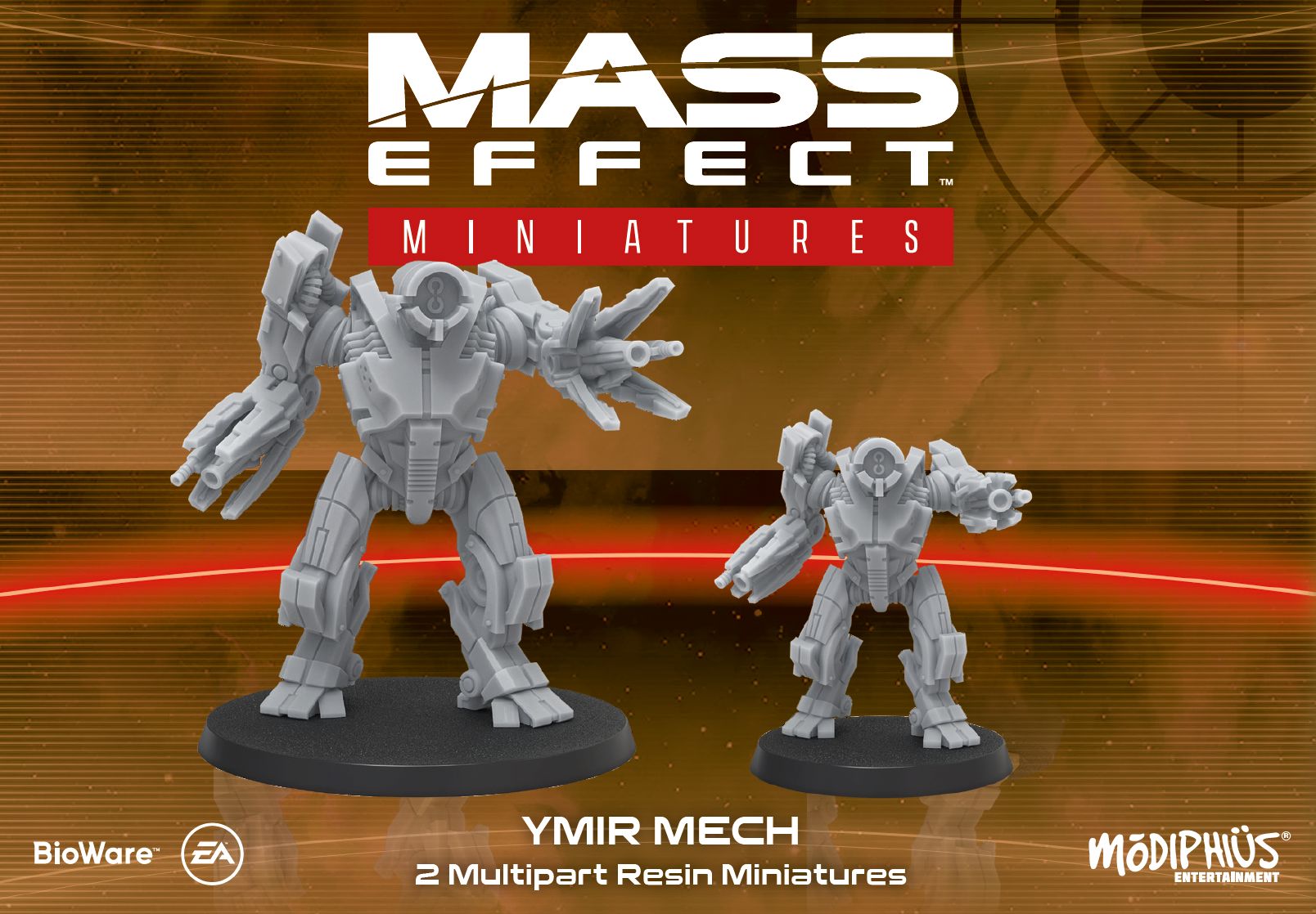 Mass Effect Board Game YMIR Mech Set 2 Miniature Resina