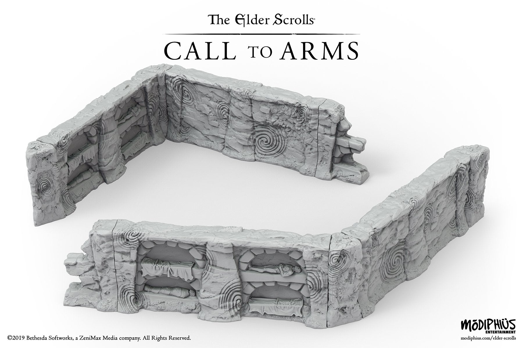 Modiphius Elder Scrolls Call to Arms Muri Tomba Nord set 10 scenari