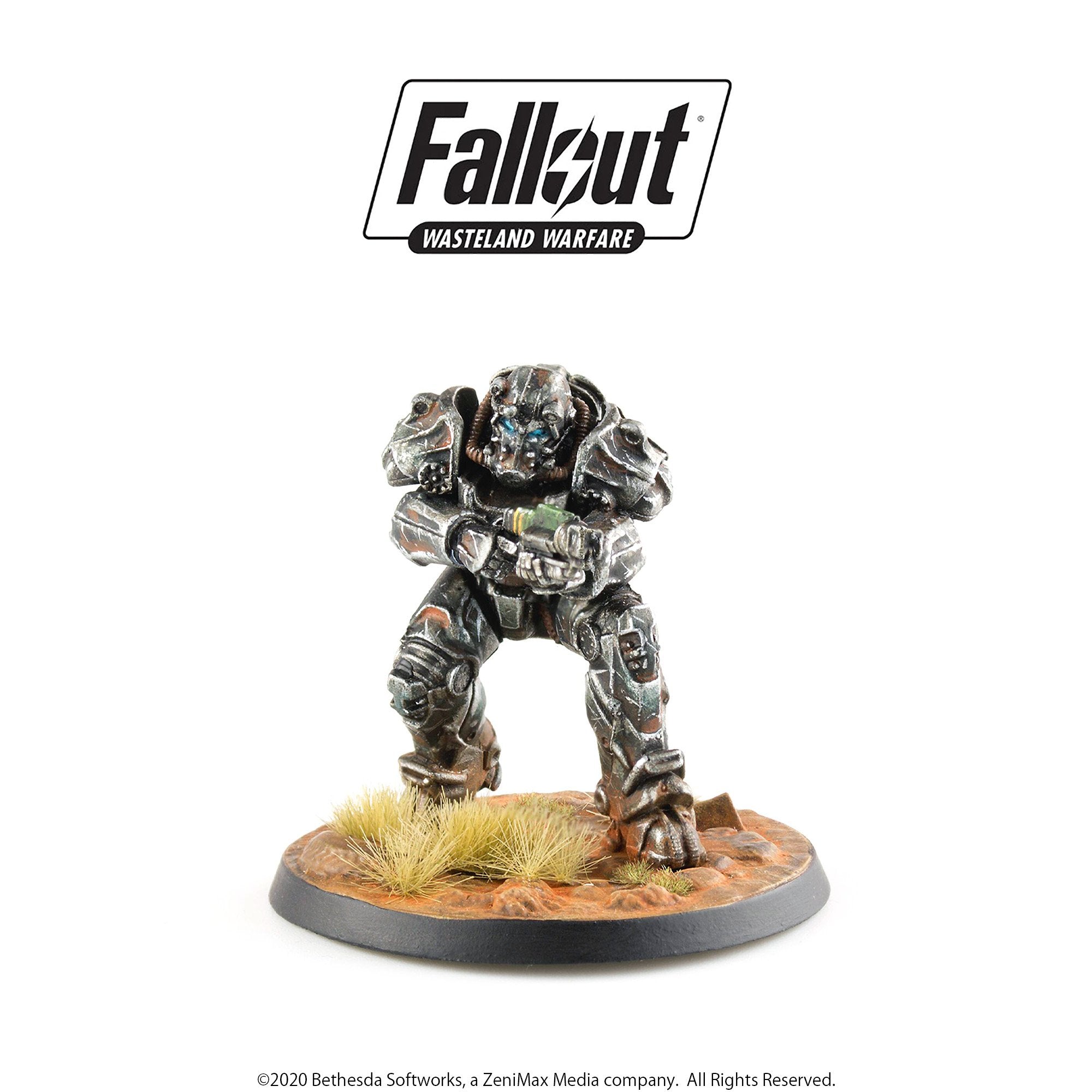 Fallout Wasteland Warfare Brotherhood Frontline Knights miniature