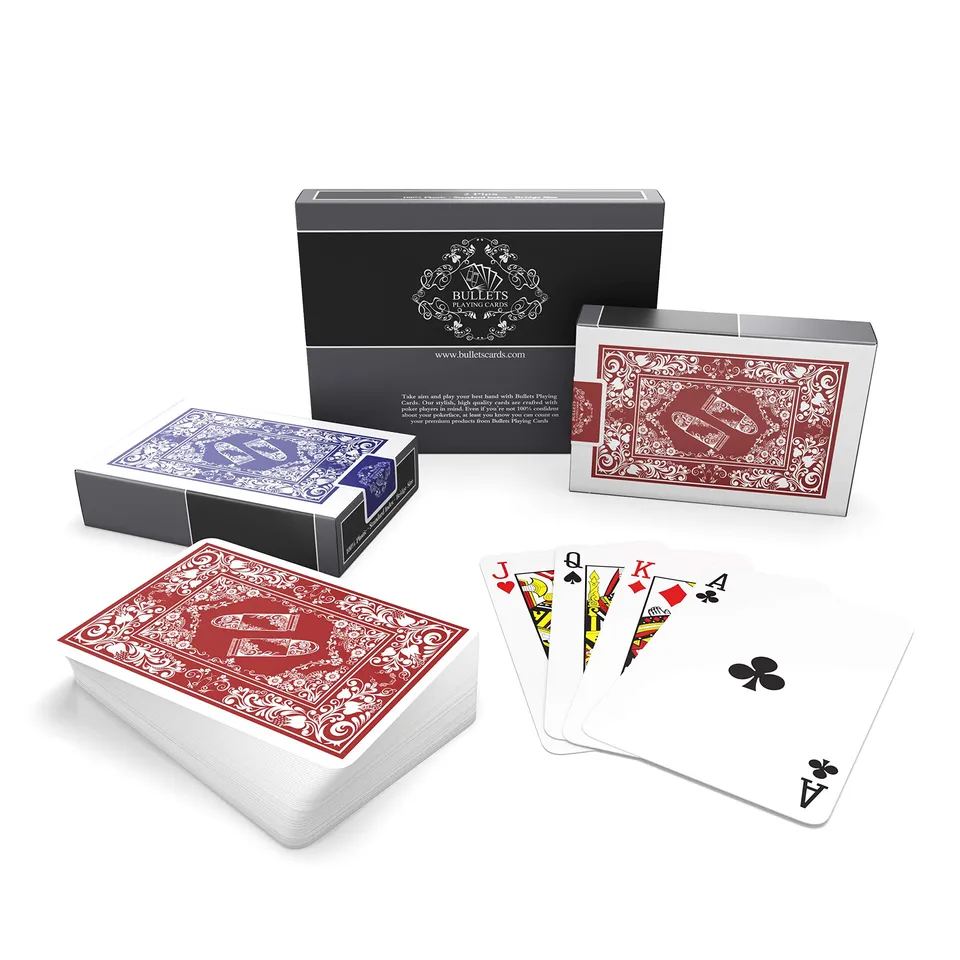 Cards&Co Bullets carte da gioco plastica bridge indice standard