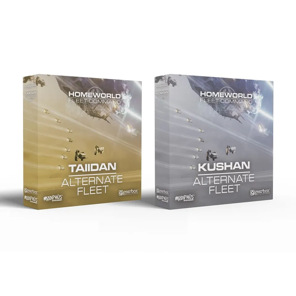 Modiphius Homeworld Fleet Command bundle Taiidan Kushan box