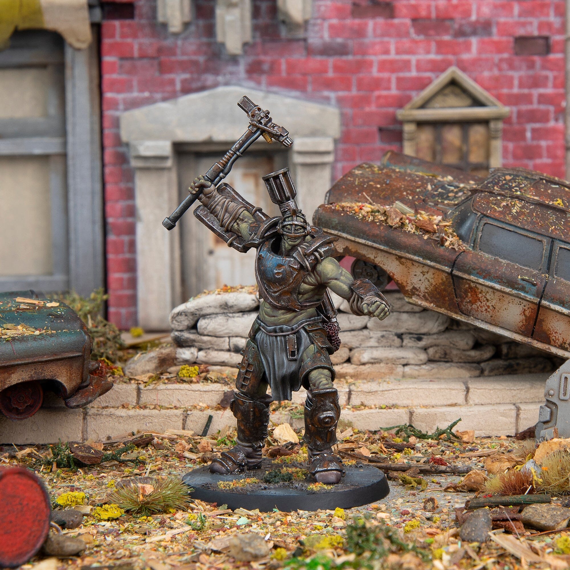 Fallout Factions Hammer Lvl 50 miniatura resina 32mm