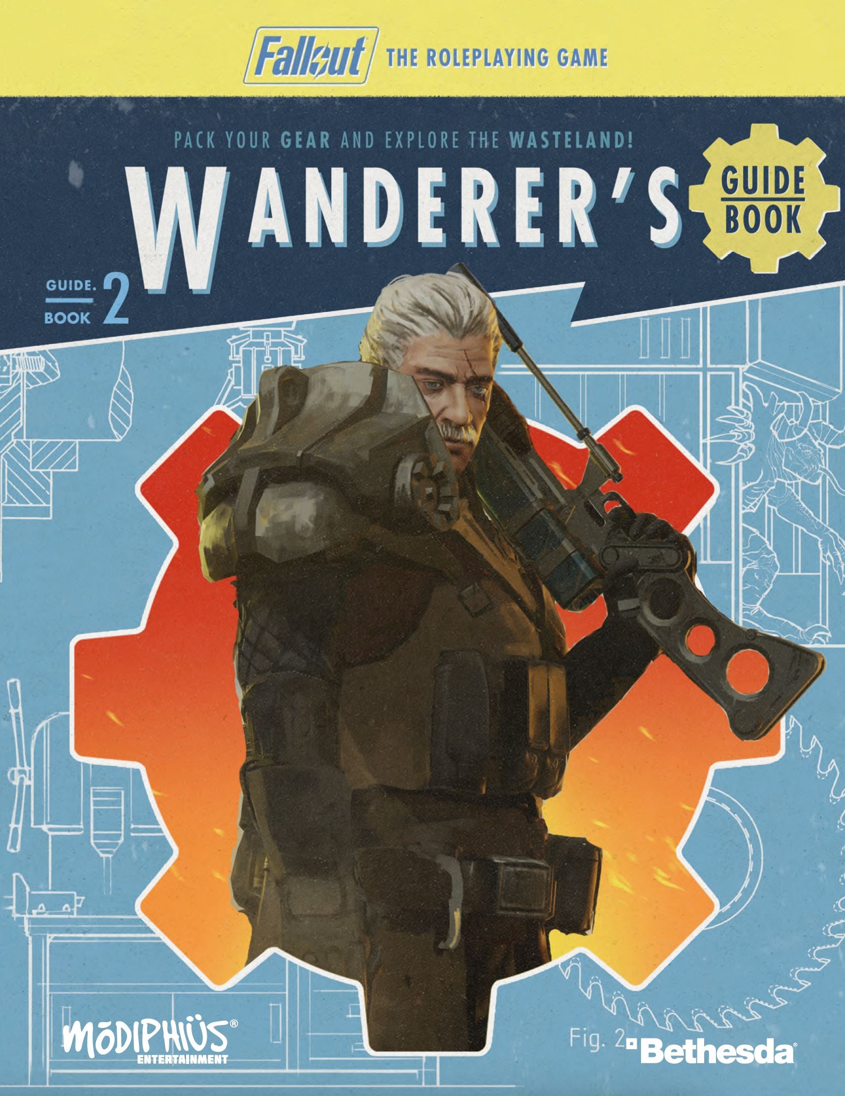 Modiphius Fallout Wanderers Guide Book gioco di ruolo PDF