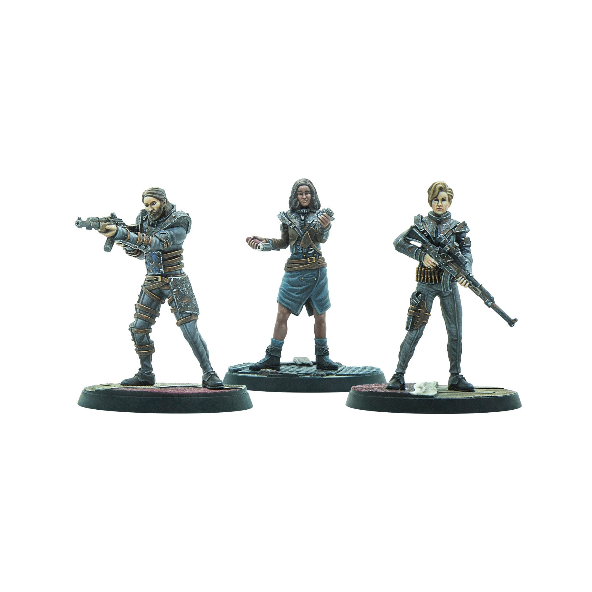 Modiphius Fallout Wasteland Warfare Raiders Operators 3 miniature