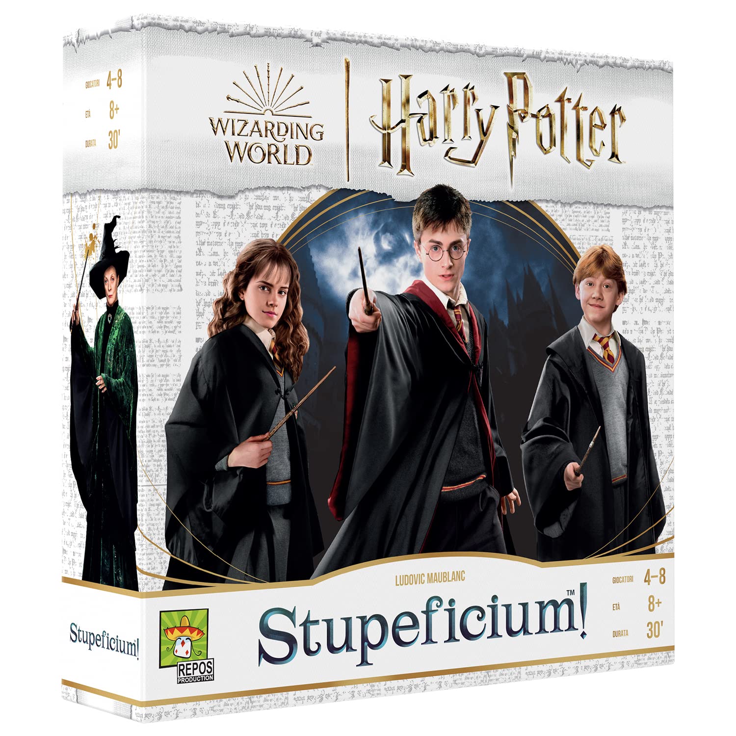 Asmodee Stupeficium! Gioco da Tavolo Harry Potter Italiano 4-8 Gioc