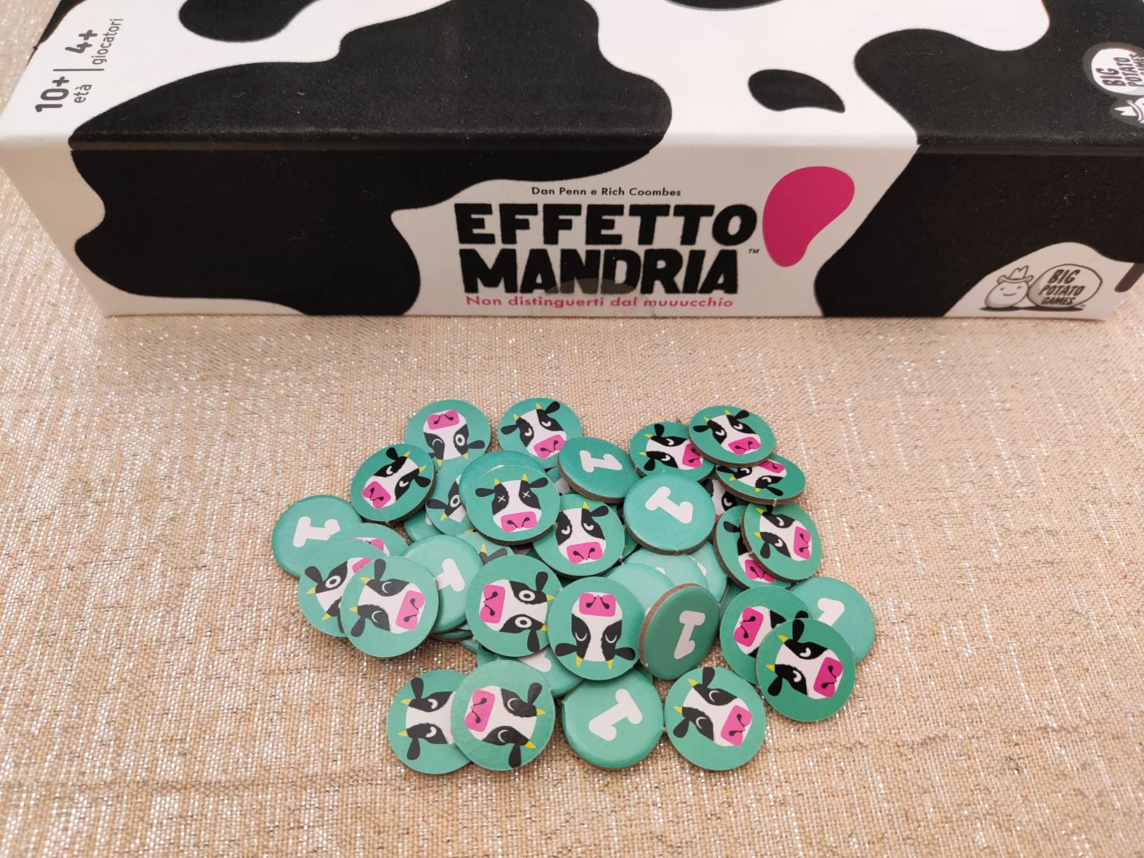 Asmodee Effetto Mandria party game carte pezzato italiano 4-20 giocatori