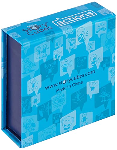 Asmodee Rory's Story Cubes Actions Dadi Storie 9 cubi azzurro