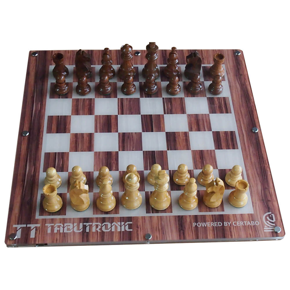 Tabutronic Cerno 35 Macassar scacchiera elettronica con chip tags