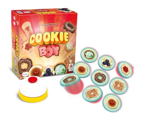 Asmodee Cookie Box carte gioco abilità velocità 6+ anni