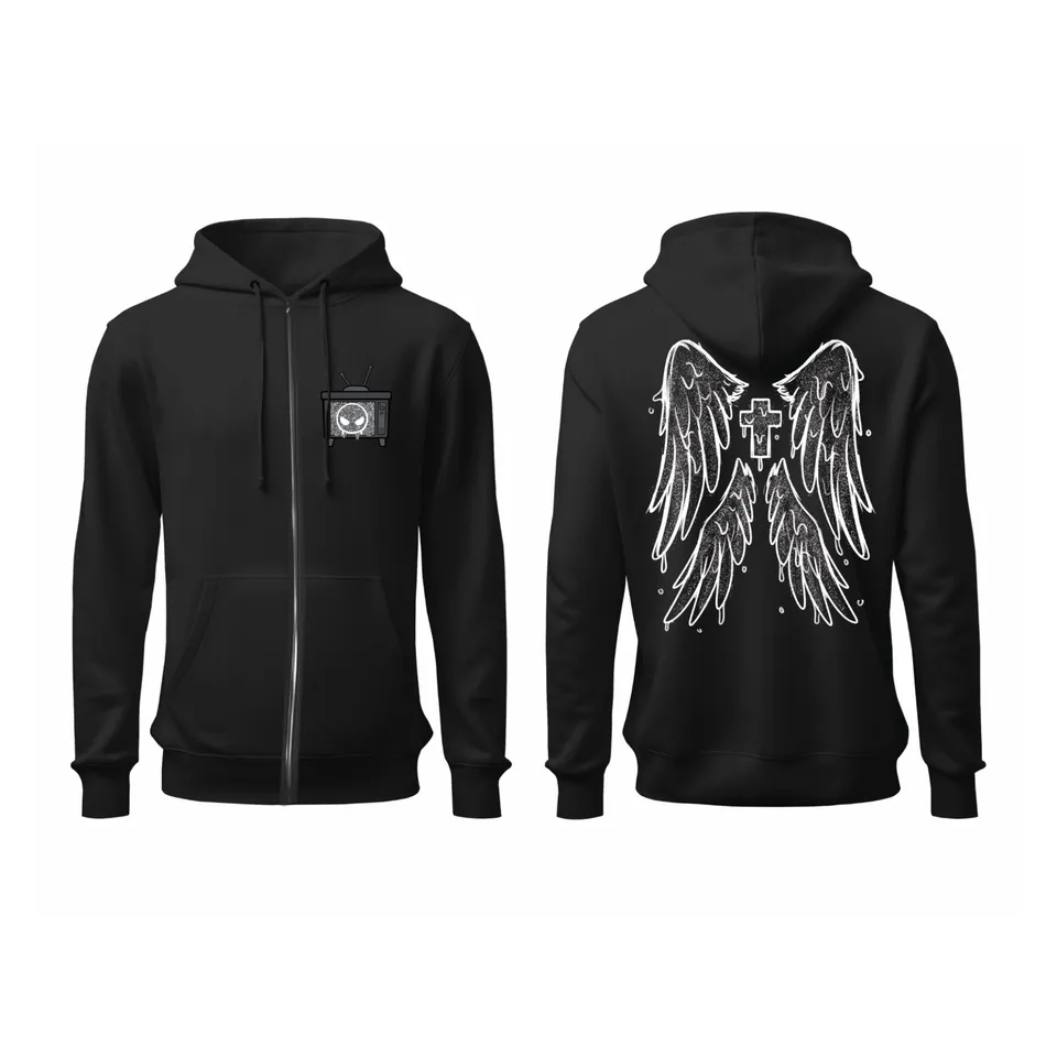 Binding of Isaac Dogma felpa con cappuccio zip taglie S-3XL