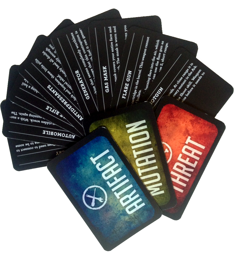 Free League Mutant Year Zero Card Deck mazzo carte gdr