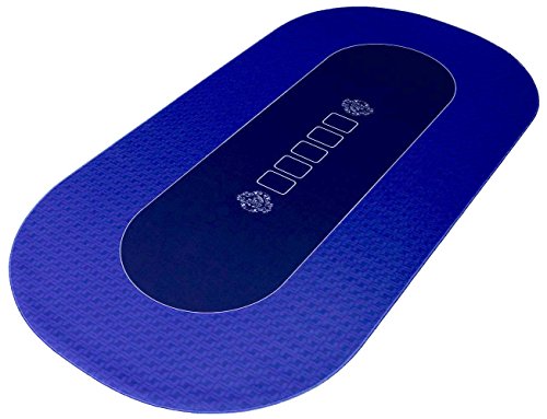 Bullets Playing Cards tappeto poker blu 180x90 cm