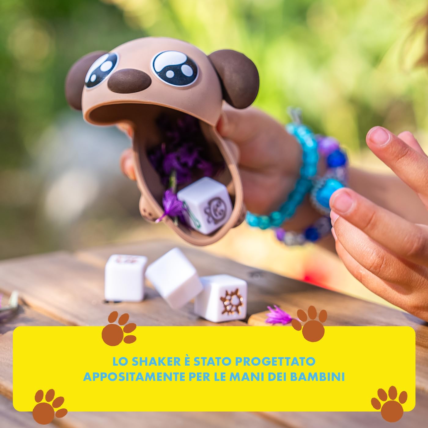 Asmodee Piccolo Puzzino gioco da tavolo bambini con dadi 4+ anni