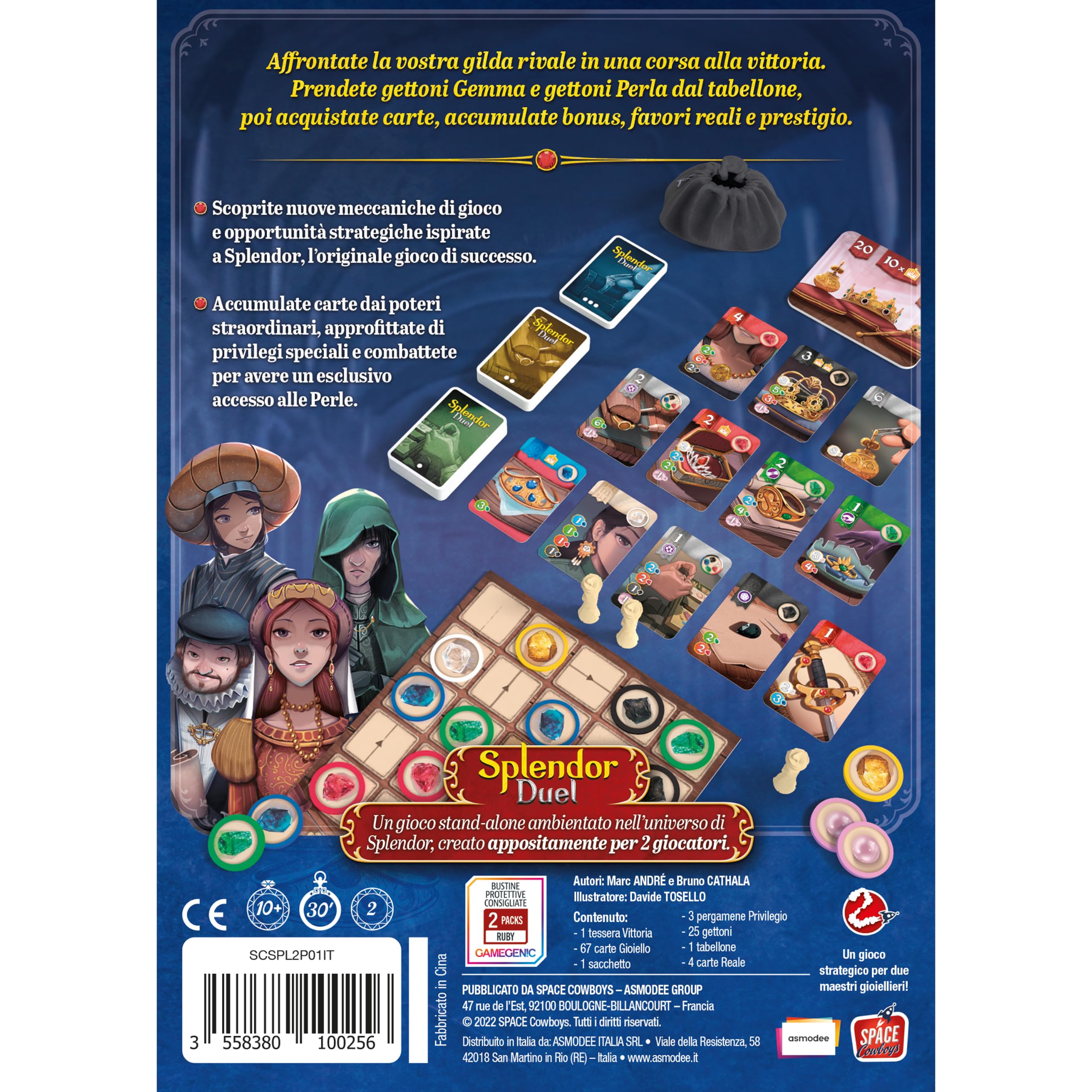Asmodee Splendor Duel gioco da tavolo Gioco base per 2 giocatori